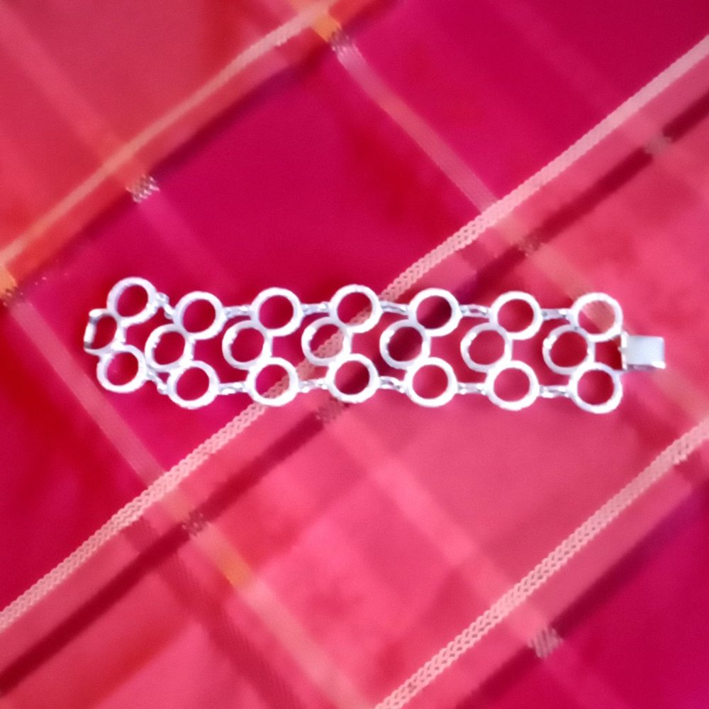 Sarah Coventry "Fancy Free" Silver Bracelet
